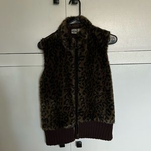 Shaverlake faux fur vest
